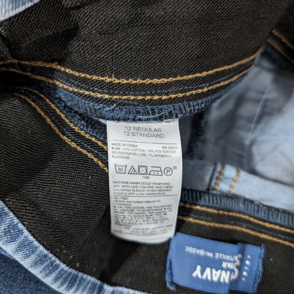 Old Navy Rockstar Jeans Pull On Size 12 - Picture 5 of 5